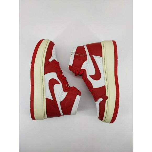 Nike Women’s Air Jordan 1 Elevate High Red/White Leather Shoes Size 10 US - Picture 4 of 9